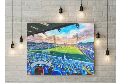 Portsmouth FC Fratton Park Stadium Wall Art Canvas